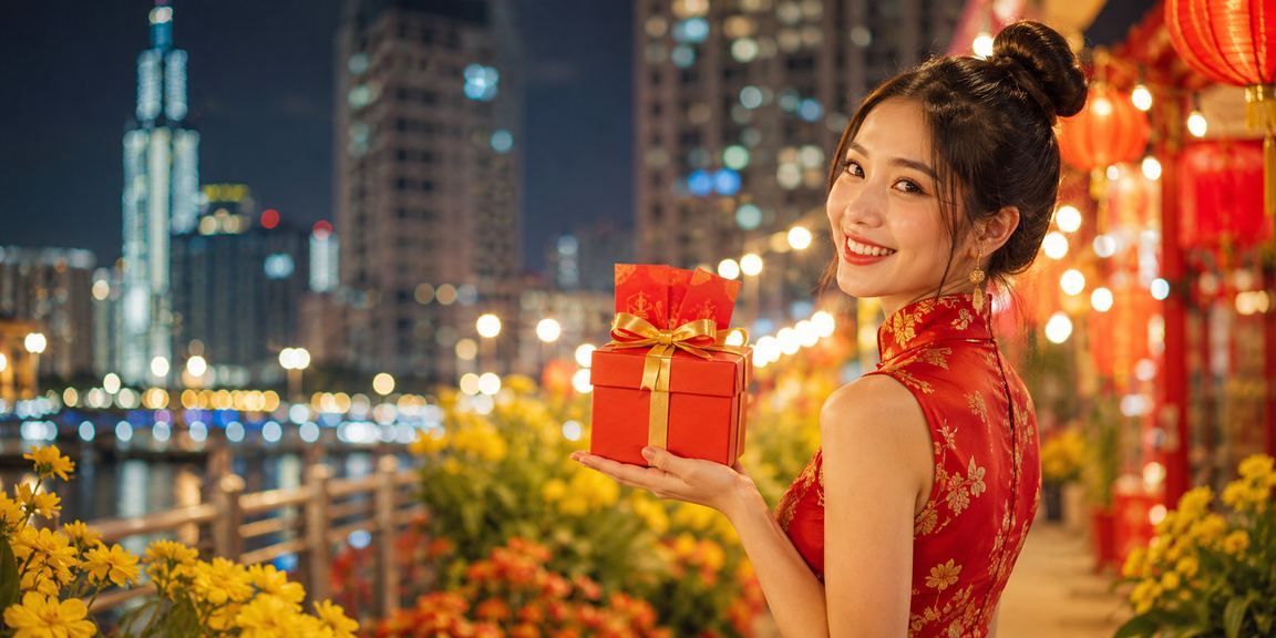 Phong bì đỏ may mắn và ưu đãi Tết tại chợ đêm Hồ Chí Minh – keonha