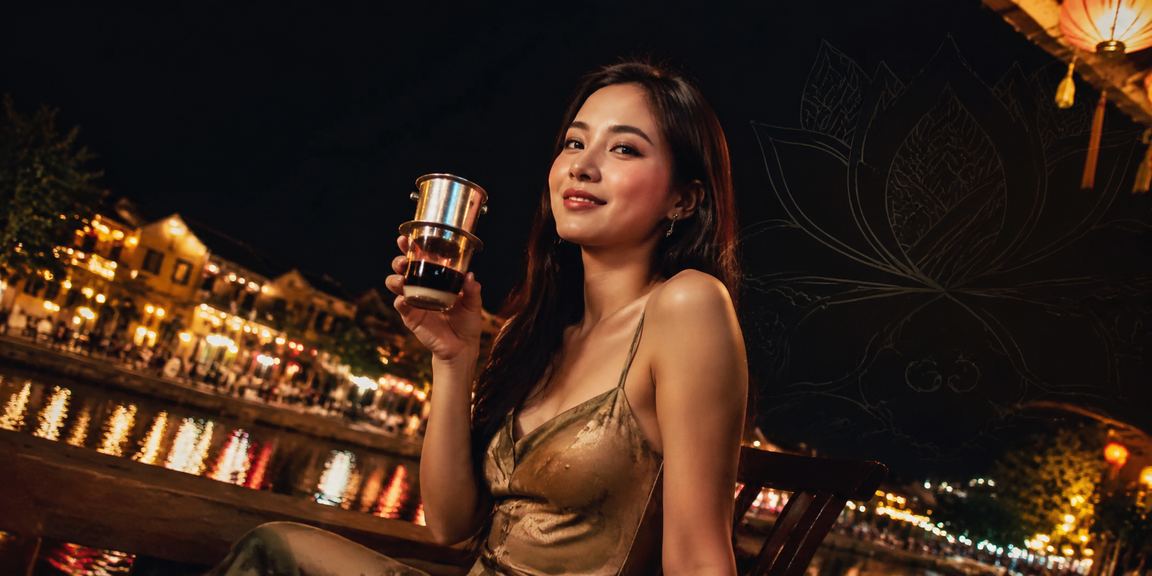 Người chơi tại Hội An xem kết quả casino và giải thưởng keonha trên điện thoại bên quán cà phê