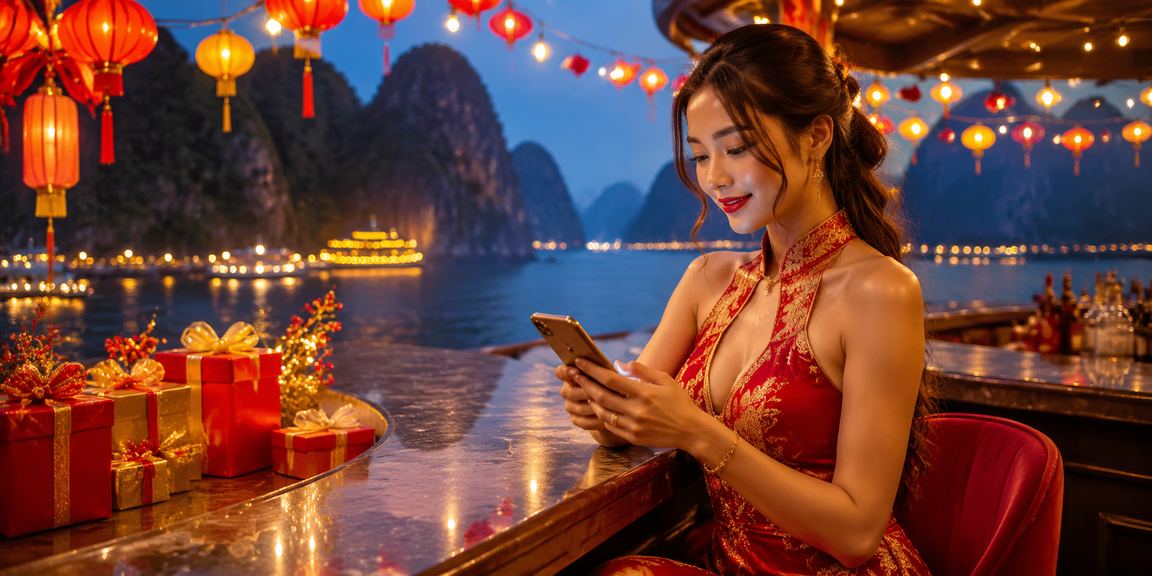 Người dùng chơi casino trên điện thoại tại vùng biển Ninh Bình xanh mát